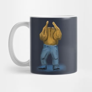 Denim Chicken Mug